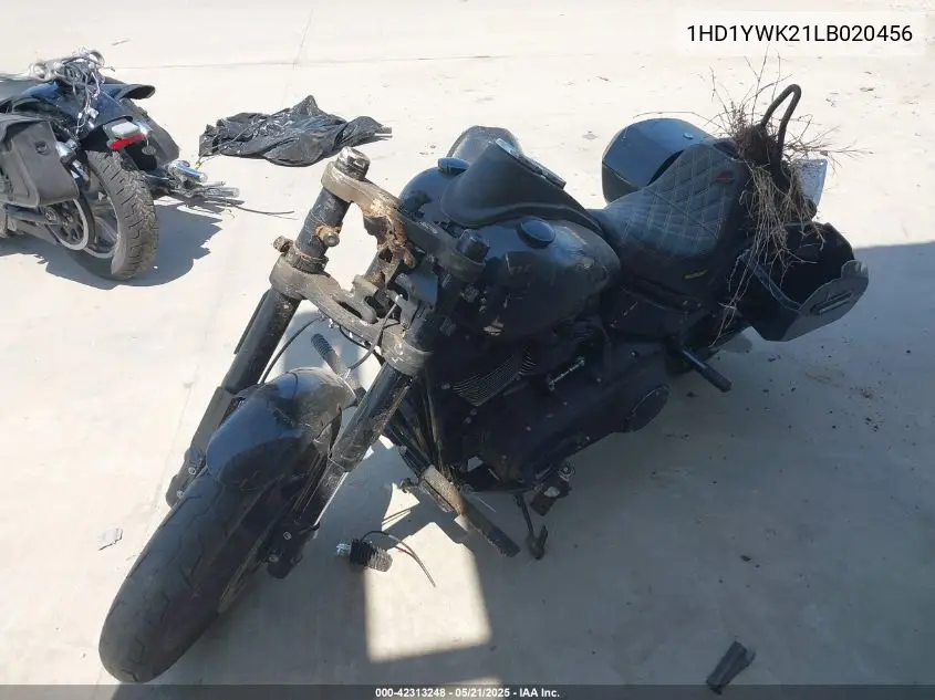 2020 Harley-Davidson Fxlrs VIN: 1HD1YWK21LB020456 Lot: 42313248