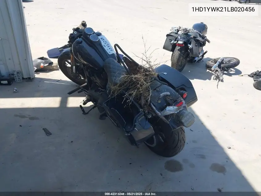 2020 Harley-Davidson Fxlrs VIN: 1HD1YWK21LB020456 Lot: 42313248