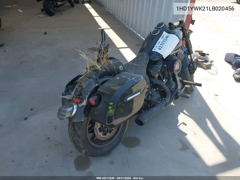 2020 Harley-Davidson Fxlrs VIN: 1HD1YWK21LB020456 Lot: 42313248