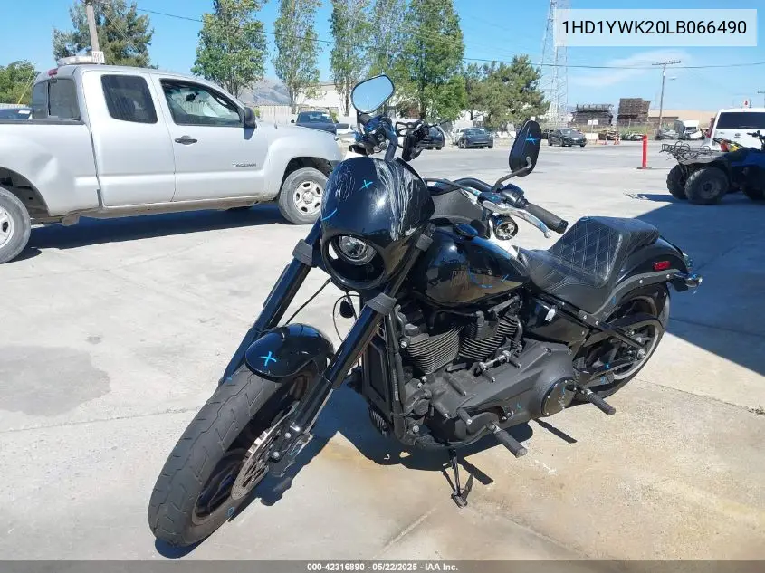 2020 Harley-Davidson Fxlrs VIN: 1HD1YWK20LB066490 Lot: 42316890