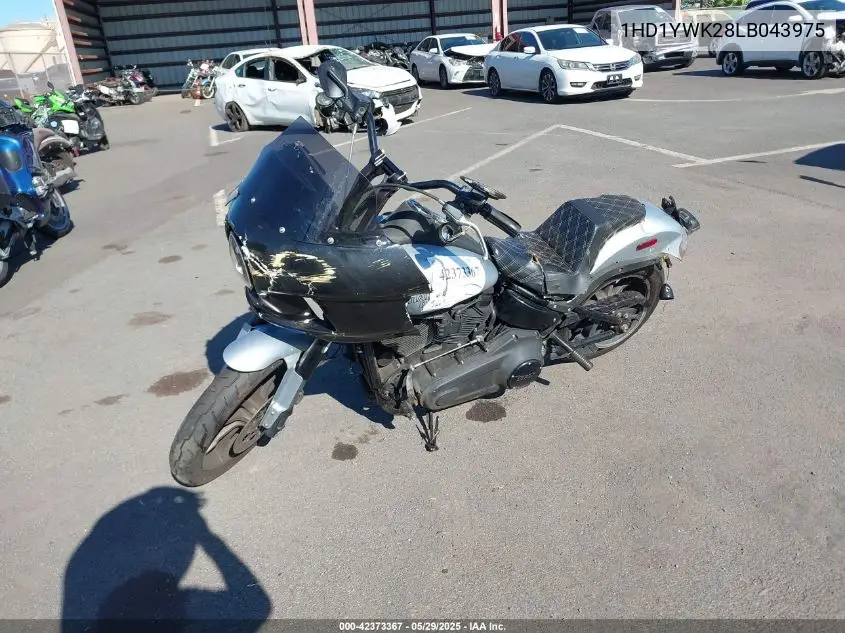 2020 Harley-Davidson Fxlrs VIN: 1HD1YWK28LB043975 Lot: 42373367