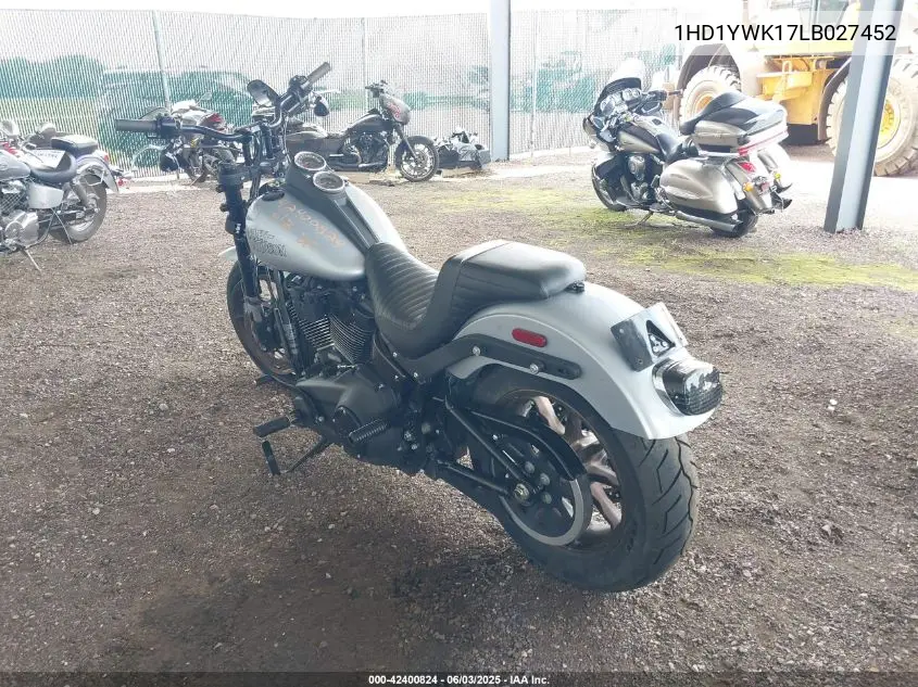 2020 Harley-Davidson Fxlrs VIN: 1HD1YWK17LB027452 Lot: 42400824