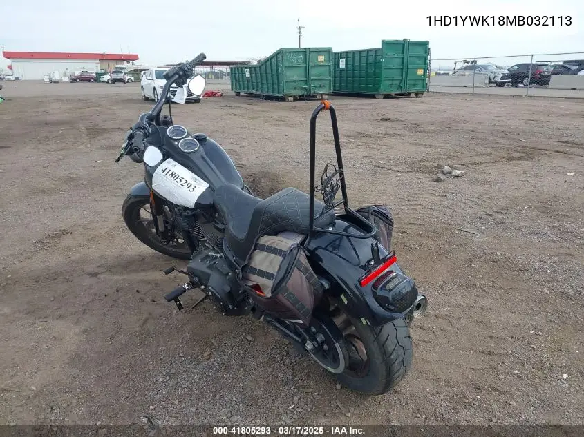 2021 Harley-Davidson Fxlrs VIN: 1HD1YWK18MB032113 Lot: 41805293