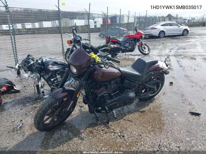 2021 Harley-Davidson Fxlrs VIN: 1HD1YWK15MB035017 Lot: 41944293