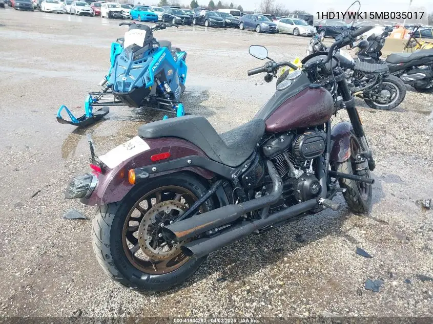 2021 Harley-Davidson Fxlrs VIN: 1HD1YWK15MB035017 Lot: 41944293