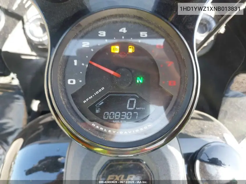2022 Harley-Davidson Fxlrs VIN: 1HD1YWZ1XNB013831 Lot: 42453628