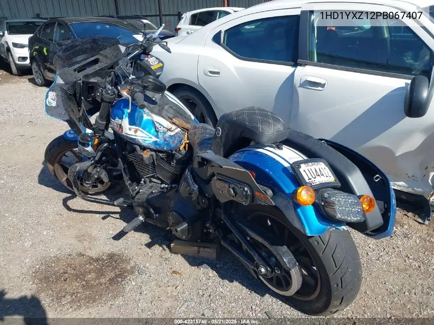 2023 Harley-Davidson Fxlrst VIN: 1HD1YXZ12PB067407 Lot: 42315746