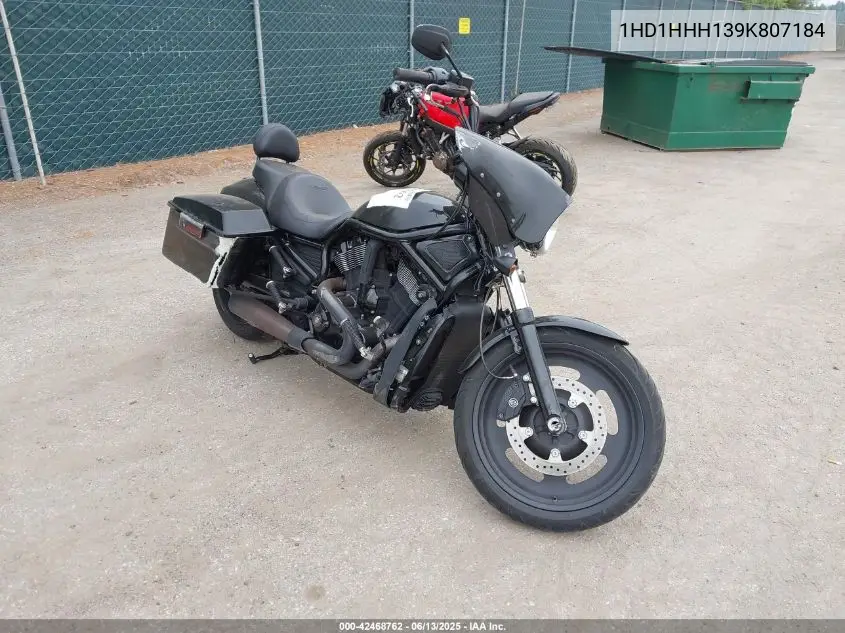 2009 Harley-Davidson Vrscdx VIN: 1HD1HHH139K807184 Lot: 42468762