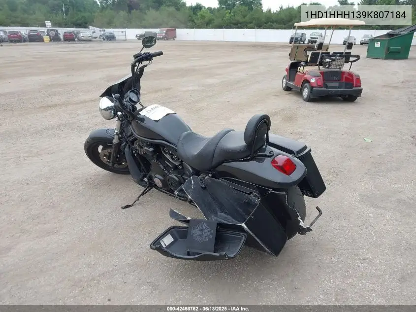 2009 Harley-Davidson Vrscdx VIN: 1HD1HHH139K807184 Lot: 42468762