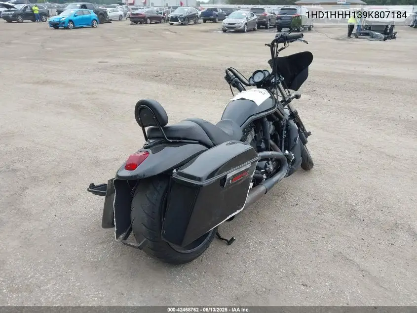 2009 Harley-Davidson Vrscdx VIN: 1HD1HHH139K807184 Lot: 42468762