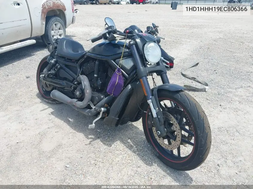 2014 Harley-Davidson Vrscdx Night Rod Special VIN: 1HD1HHH19EC806366 Lot: 42264366