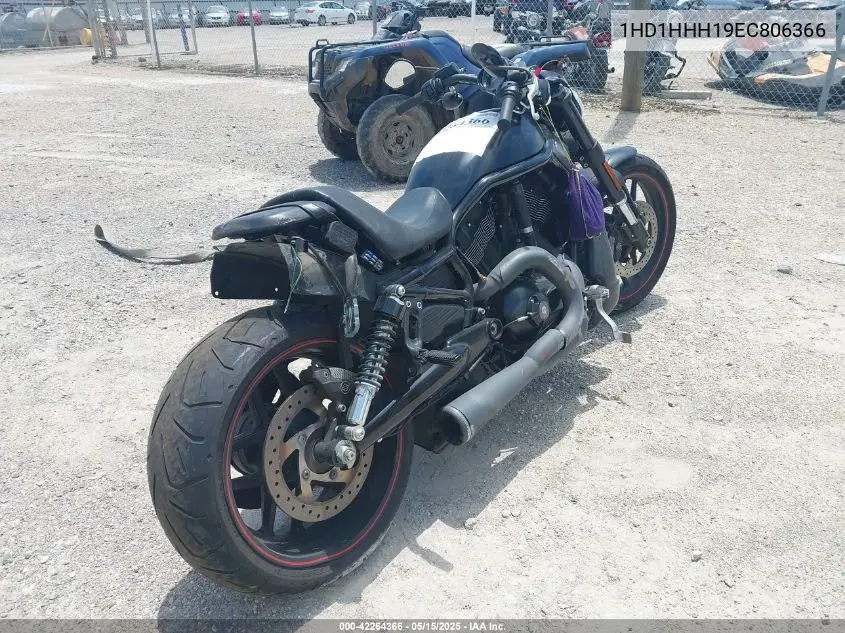 2014 Harley-Davidson Vrscdx Night Rod Special VIN: 1HD1HHH19EC806366 Lot: 42264366