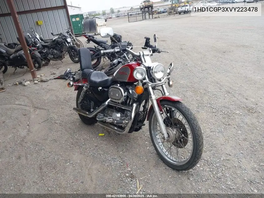 1997 Harley-Davidson Xl1200 C VIN: 1HD1CGP3XVY223478 Lot: 42153955