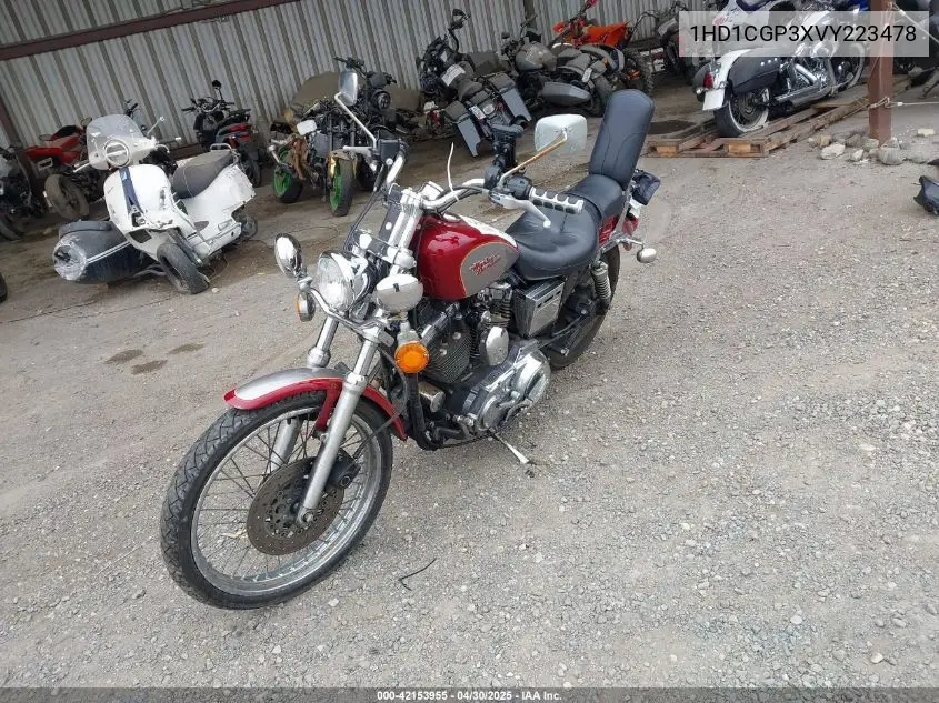 1997 Harley-Davidson Xl1200 C VIN: 1HD1CGP3XVY223478 Lot: 42153955