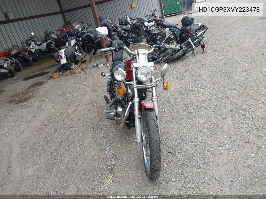 1997 Harley-Davidson Xl1200 C VIN: 1HD1CGP3XVY223478 Lot: 42153955
