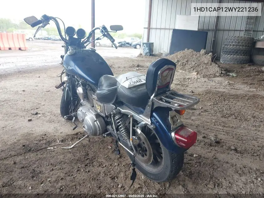 1998 Harley-Davidson Xl1200 VIN: 1HD1CAP12WY221236 Lot: 42132987