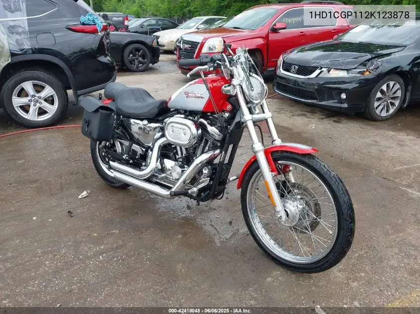 2002 Harley-Davidson Xl1200 C VIN: 1HD1CGP112K123878 Lot: 42418048