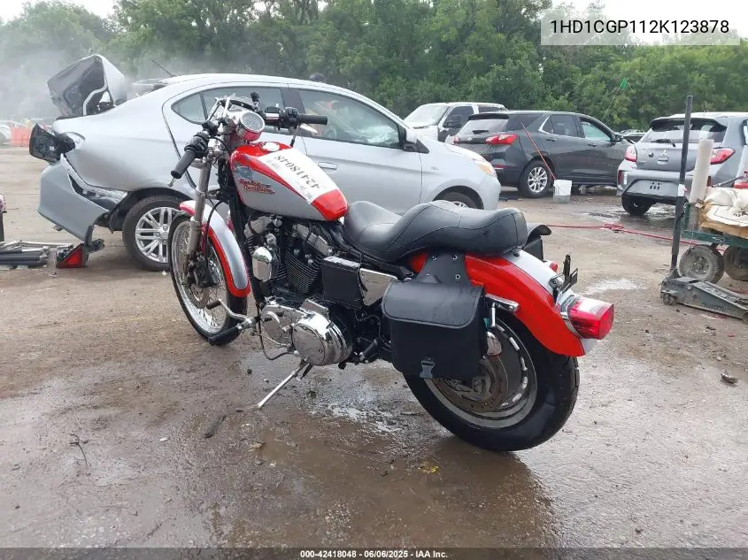 2002 Harley-Davidson Xl1200 C VIN: 1HD1CGP112K123878 Lot: 42418048