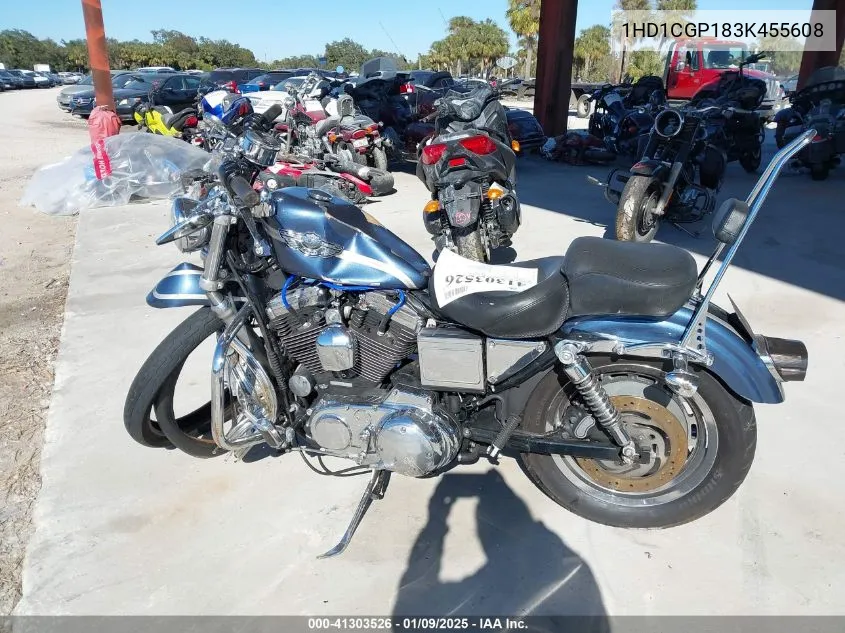 2003 Harley-Davidson Xl1200 C VIN: 1HD1CGP183K455608 Lot: 41303526