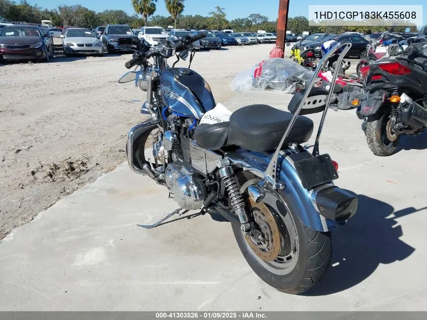 2003 Harley-Davidson Xl1200 C VIN: 1HD1CGP183K455608 Lot: 41303526