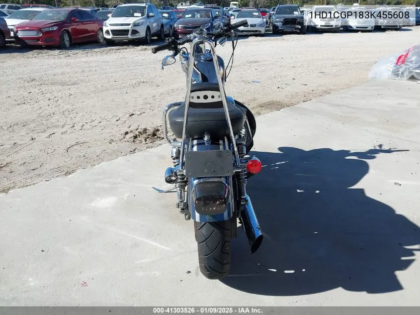2003 Harley-Davidson Xl1200 C VIN: 1HD1CGP183K455608 Lot: 41303526