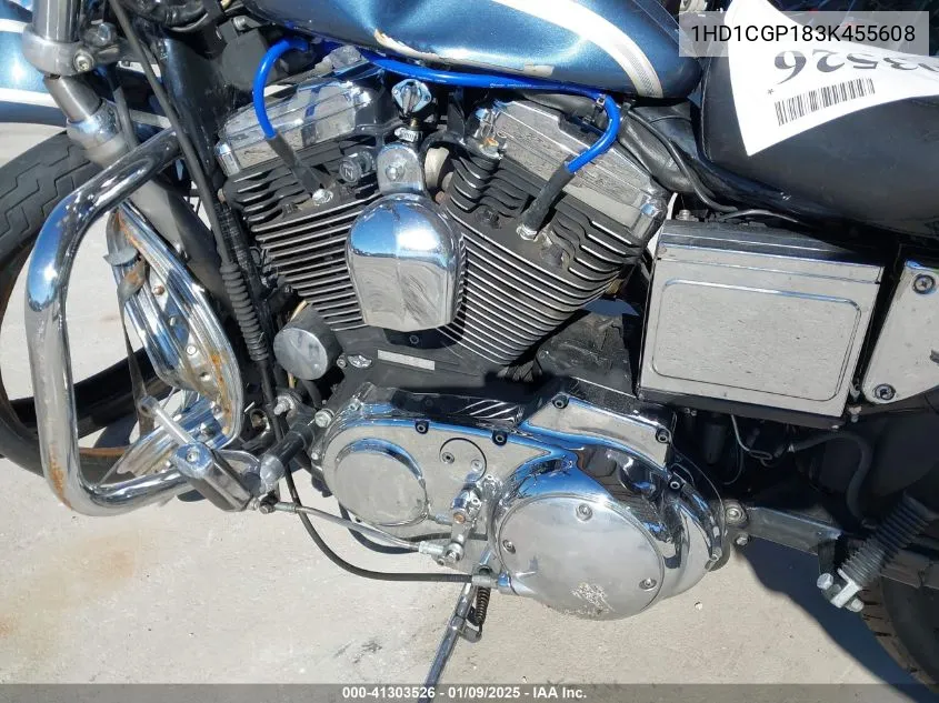 2003 Harley-Davidson Xl1200 C VIN: 1HD1CGP183K455608 Lot: 41303526