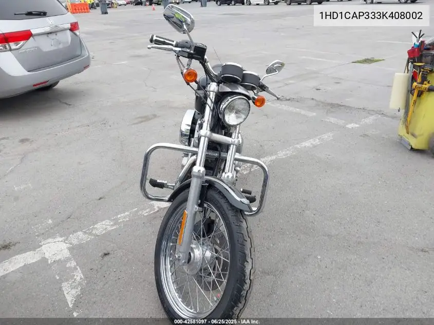 2003 Harley-Davidson Xl1200 VIN: 1HD1CAP333K408002 Lot: 42581097