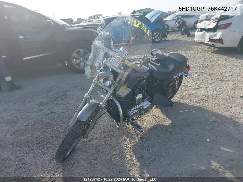 2006 Harley-Davidson Xl1200 C VIN: 5HD1CGP176K442717 Lot: 12128742