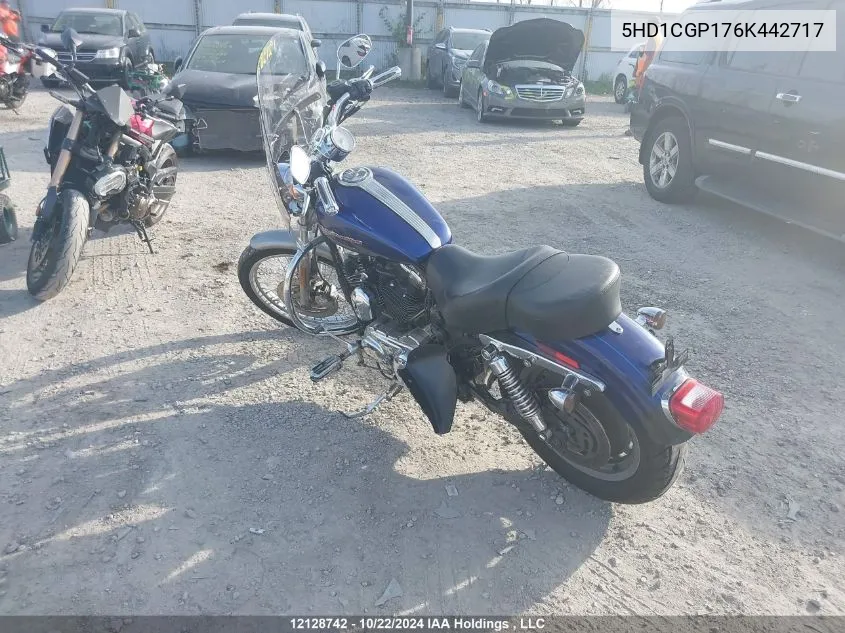 2006 Harley-Davidson Xl1200 C VIN: 5HD1CGP176K442717 Lot: 12128742