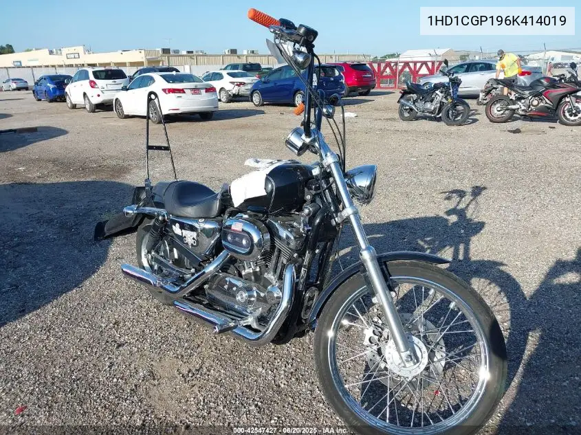 2006 Harley-Davidson Xl1200 C VIN: 1HD1CGP196K414019 Lot: 42547427