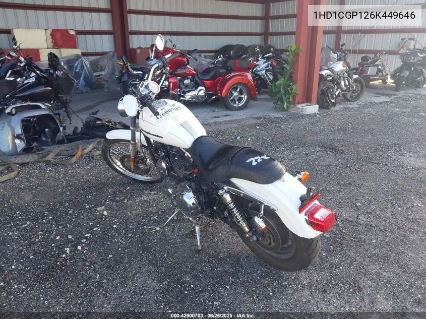 2006 Harley-Davidson Xl1200 C VIN: 1HD1CGP126K449646 Lot: 42600703
