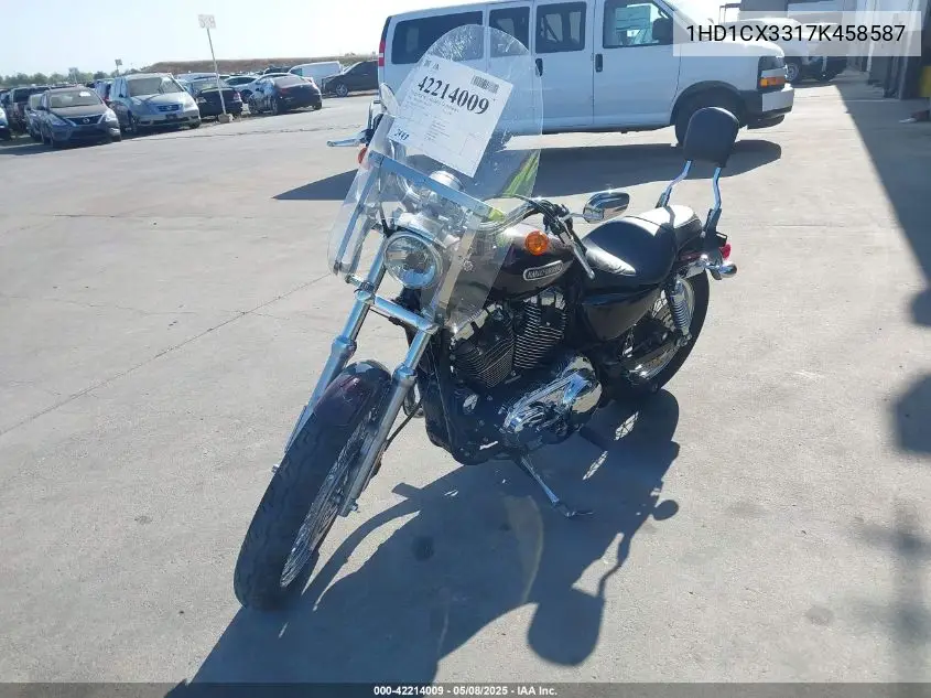 2007 Harley-Davidson Xl1200 L California VIN: 1HD1CX3317K458587 Lot: 42214009