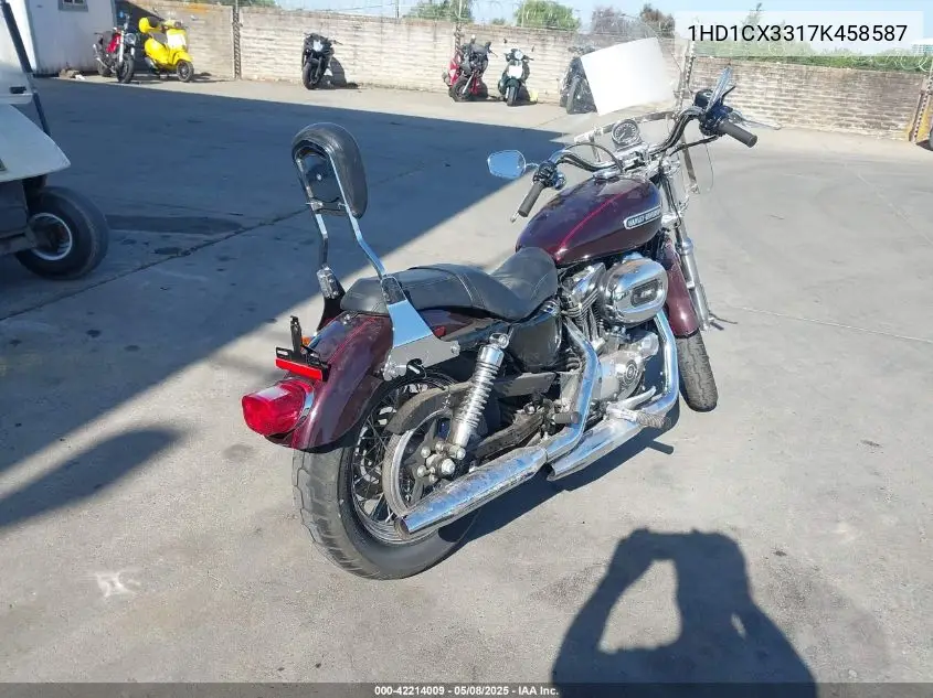 2007 Harley-Davidson Xl1200 L California VIN: 1HD1CX3317K458587 Lot: 42214009