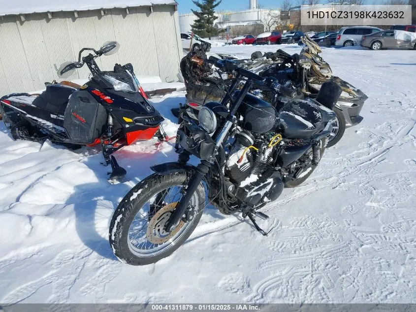 2008 Harley-Davidson Xl1200 N VIN: 1HD1CZ3198K423632 Lot: 41311879