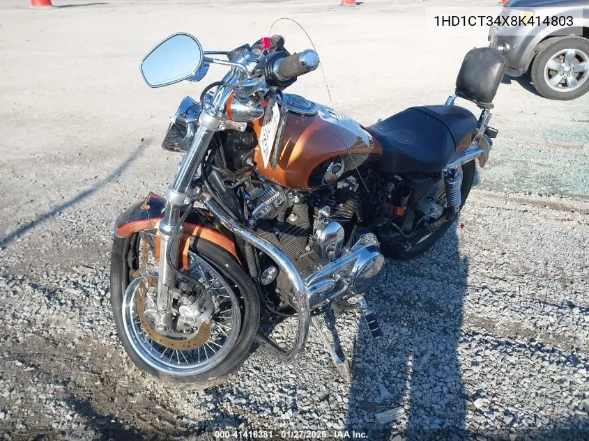 2008 Harley-Davidson Xl1200 C Anniversary VIN: 1HD1CT34X8K414803 Lot: 41416381