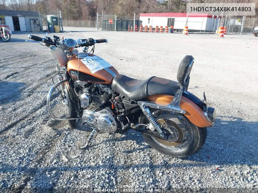 2008 Harley-Davidson Xl1200 C Anniversary VIN: 1HD1CT34X8K414803 Lot: 41416381