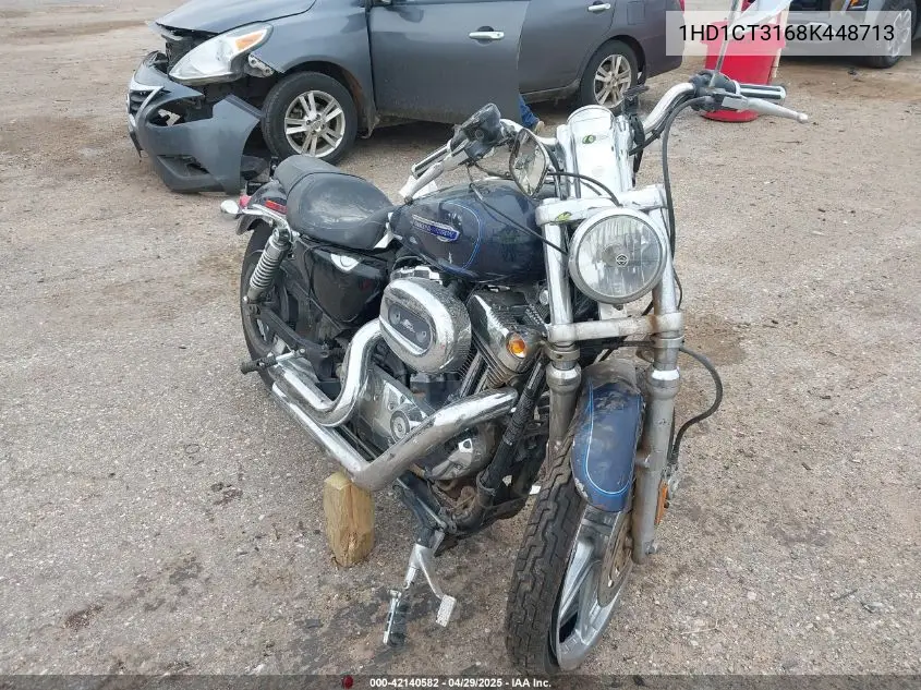 2008 Harley-Davidson Xl1200 C VIN: 1HD1CT3168K448713 Lot: 42140582
