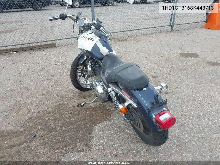 2008 Harley-Davidson Xl1200 C VIN: 1HD1CT3168K448713 Lot: 42140582
