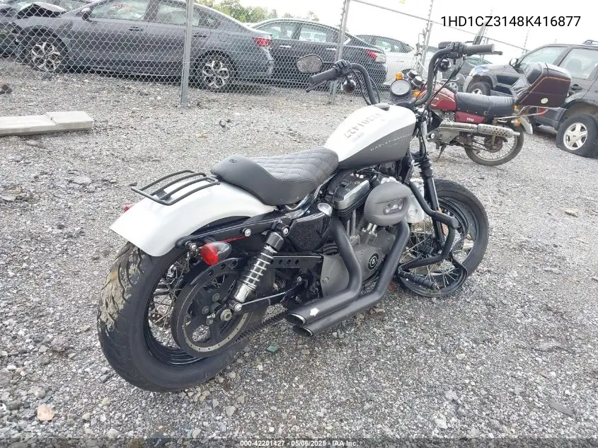 2008 Harley-Davidson Xl1200 N VIN: 1HD1CZ3148K416877 Lot: 42201427