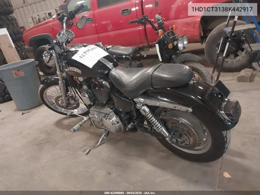 2008 Harley-Davidson Xl1200 C VIN: 1HD1CT3138K442917 Lot: 42396969
