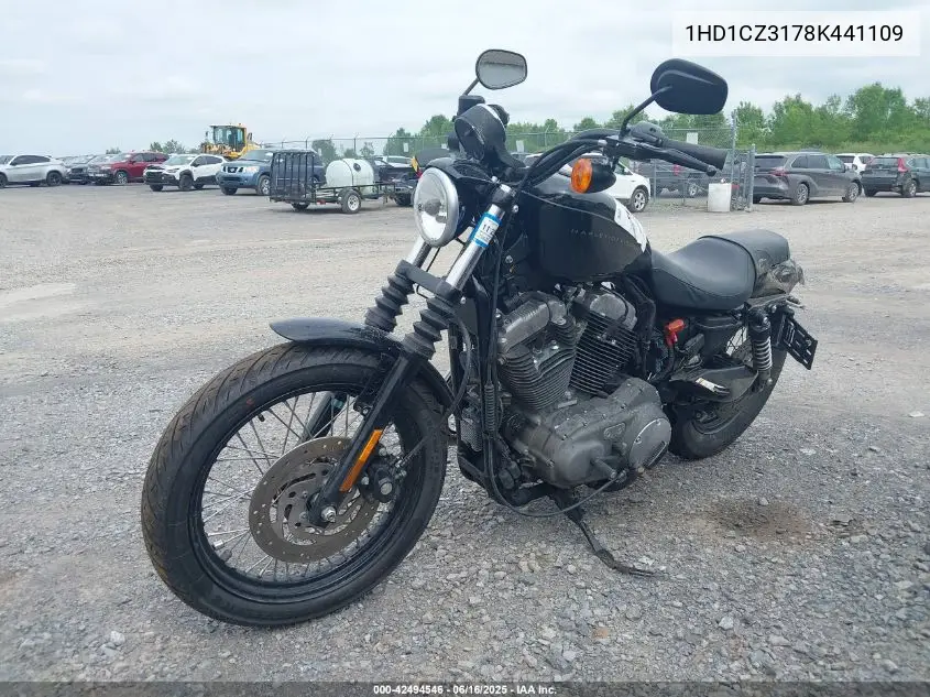 2008 Harley-Davidson Xl1200 N VIN: 1HD1CZ3178K441109 Lot: 42494546
