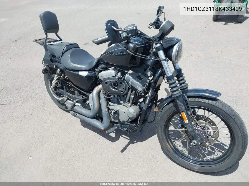 2008 Harley-Davidson Xl1200 N VIN: 1HD1CZ3118K433409 Lot: 42496713