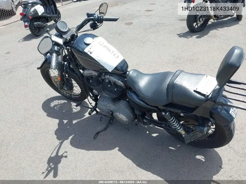 2008 Harley-Davidson Xl1200 N VIN: 1HD1CZ3118K433409 Lot: 42496713