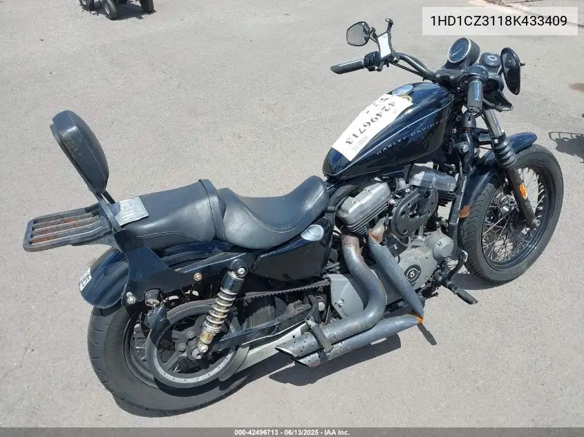 2008 Harley-Davidson Xl1200 N VIN: 1HD1CZ3118K433409 Lot: 42496713