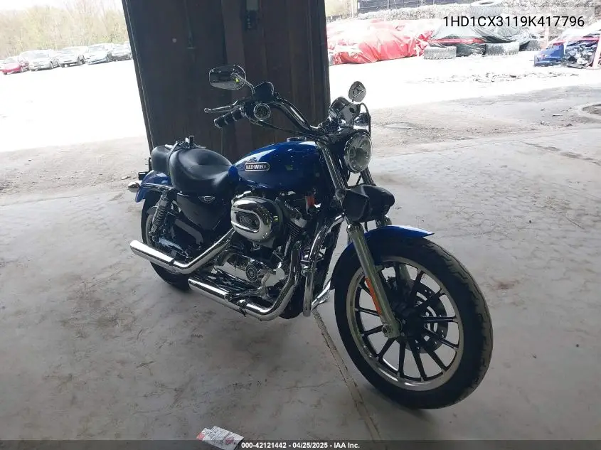 2009 Harley-Davidson Xl1200 L VIN: 1HD1CX3119K417796 Lot: 42121442