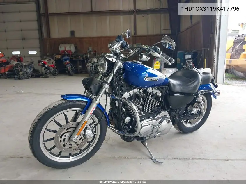 2009 Harley-Davidson Xl1200 L VIN: 1HD1CX3119K417796 Lot: 42121442