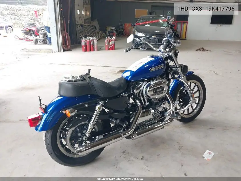 2009 Harley-Davidson Xl1200 L VIN: 1HD1CX3119K417796 Lot: 42121442