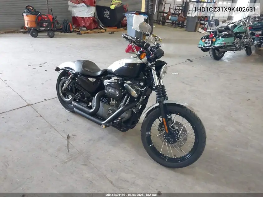 2009 Harley-Davidson Xl1200 N VIN: 1HD1CZ31X9K402631 Lot: 42401193