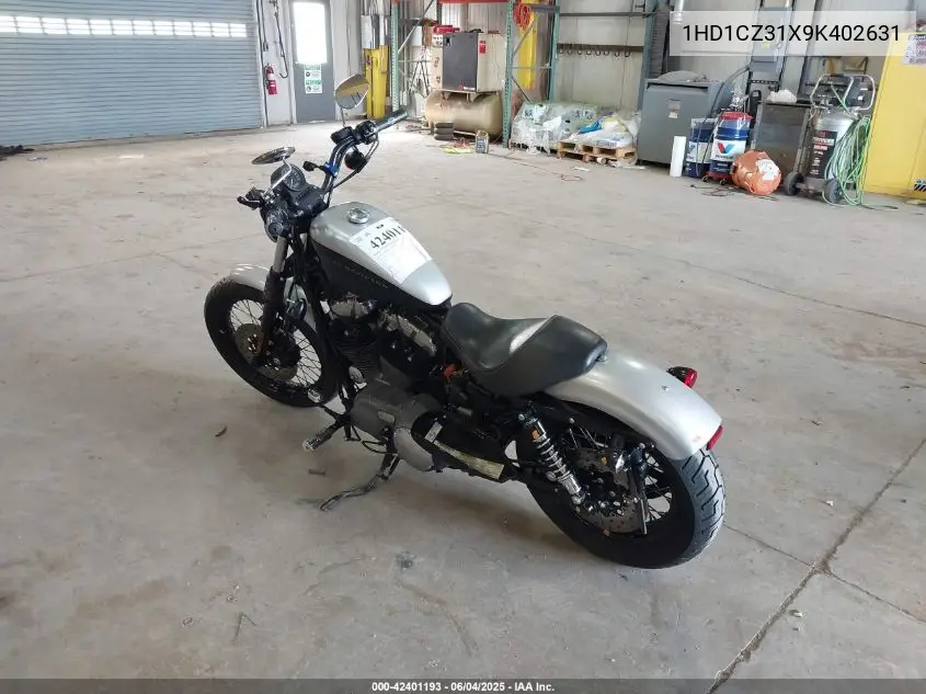 2009 Harley-Davidson Xl1200 N VIN: 1HD1CZ31X9K402631 Lot: 42401193