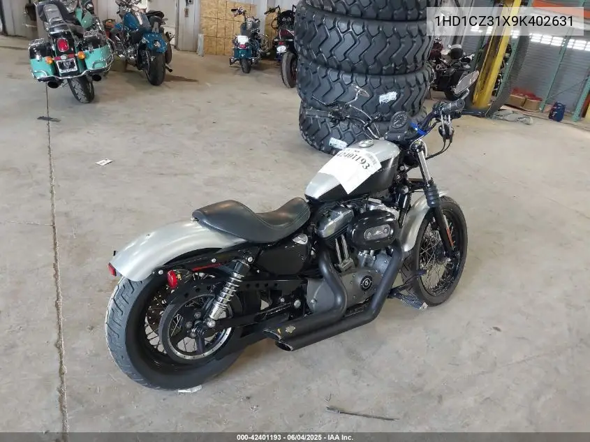 2009 Harley-Davidson Xl1200 N VIN: 1HD1CZ31X9K402631 Lot: 42401193